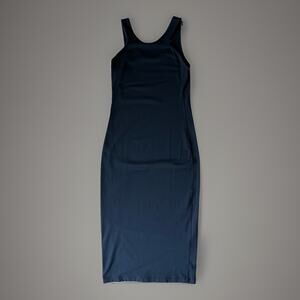 Lululemon Maxi Dress Women's 6 Black Casual Athleisure Sportswear Glam Comfy